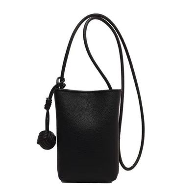 Chic mini crossbody telefontaske til kvinder Black
