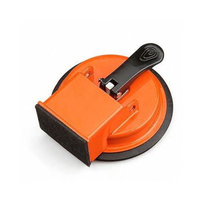 Gulvspenne med sugekopp for lukking av gulvsprekker – One-touch ABS sugekopp 50kg sug, 120mm pad, skånsom ingen merker på tre- og flisgulv, verktøy for reparasjon Orange