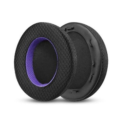 Udskiftningsørepolstring til Sony WH-1000XM3 Hovedtelefoner - Sort/Lilla Mesh