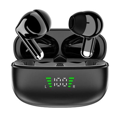 SP9X Svarta Bluetooth-hörlurar: Brusreducering & Lång Livslängd