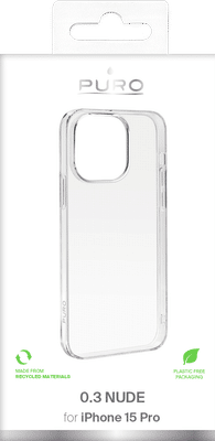 iPhone 15 Pro 0.3 NUDE Ultra slim TPU case