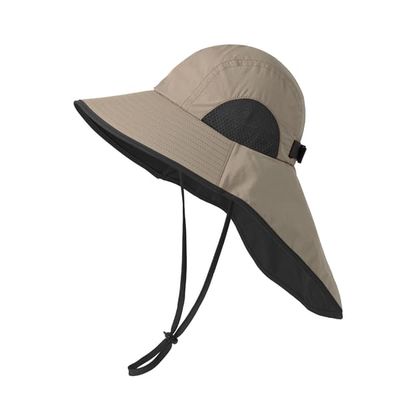 Justerbar solhat med nakkebeskyttelse - 54-58 cm Model 5