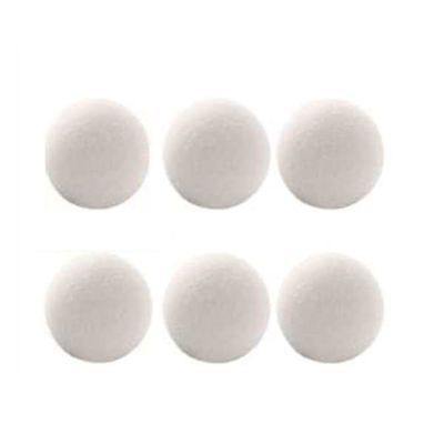 Tørkenøster av ull, 3 cm diameter (6-pakning) White S