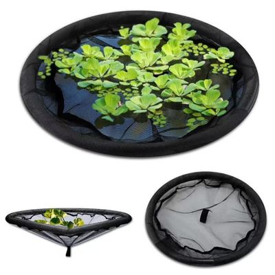 Flytende plantebeskyttelsesnett for dam – finmasket flytende plantebarriere og fiskegjerde for effektiv habitatstyring og enkel installasjon 80 cm
