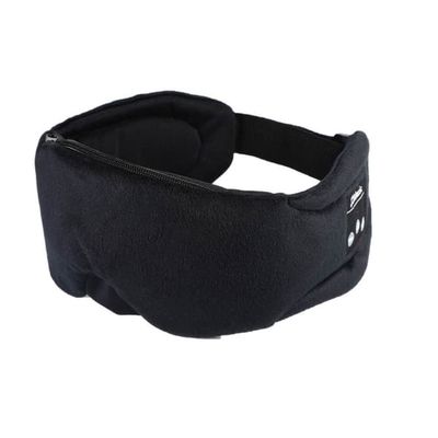 Sovhörlurar - Sovmask med hörlurar Bluetooth 5.0 Black