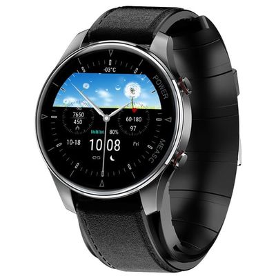 Smartwatch med blodsyre- och blodtrycksmätare Black