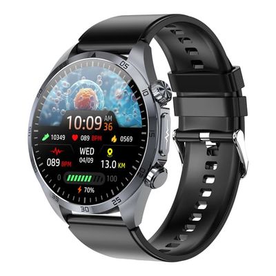 Smartwatch med avanceret sundhedsovervågning Black