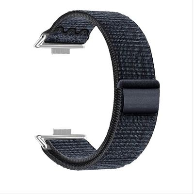Stilig nylonløkkestropp for Huawei Watch Fit 4 Pro NavyBlue