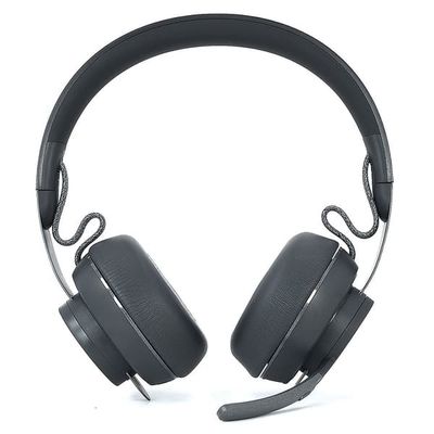 2 stk Erstatningsøreputer Kompatibel med Logitech Zone Wireless - Grå PU Memory Foam Øreputer