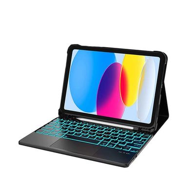 Svart tastaturdeksel med berøringsplate for iPad 9.7/Pro 9.7/Air 2