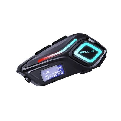 Hjälm Bluetooth Hörlurar 2-i-1 med Mikrofon, Motorcykelhjälm Headset med Brusreducering och Stereoljud