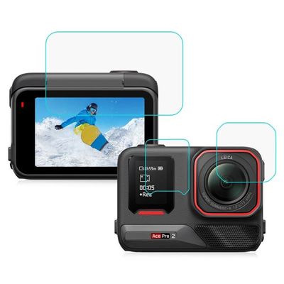 Skjermbeskytter i herdet glass for Insta360 Ace Pro 2 (3-pack)