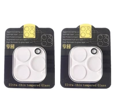 Objektivdeksel til iPhone 12 Pro Max kamera i herdet glass 2-pakning