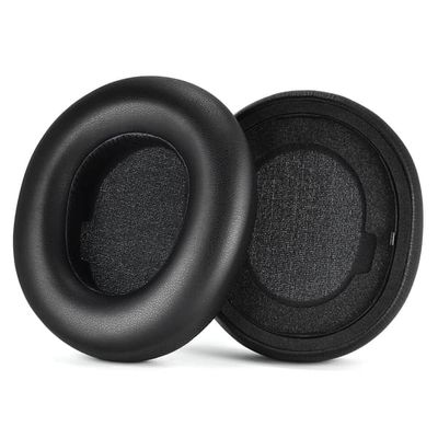 2 stk øreputer - Kompatibel med SteelSeries Arctis Nova Pro Wireless Svart Protein Leather