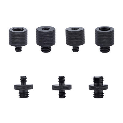 Kamerastativ med skrueadapter 1/4" til 3/8", 6-delt Black