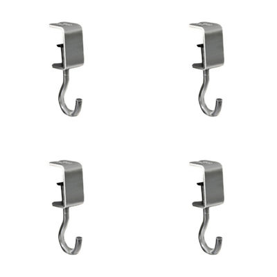 4-pack justerbara skrivbordsväskekrokar
