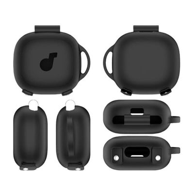 Silikonskyddsfodral för Anker Soundcore Sport X20 Sport/X20 Bluetooth-hörlurar - Skydda dina hörlurar Black