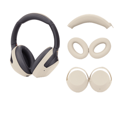 Ørepuder, pandebånd og ørepuder til SONY WH-1000XM3/4 Beige