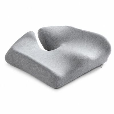Ergonomisk Memory Foam Korsryggstøtte Setepute med Trekk - Komfort for Kontor og Hjem