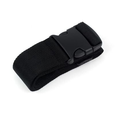 Justerbar bagasjestropp med spenne - 2 stk Black