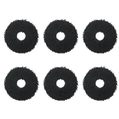 Moppkluter kompatibel med iRobot Roomba 405 Combo/505 Combo — 6-pakning vaskbare mikrofiber erstatningsputer for gulvrengjøring