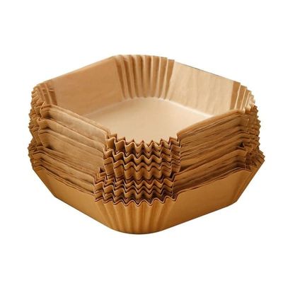 Air Fryer engangsformer til frityrkoker, 16 cm 100 stk. Nature