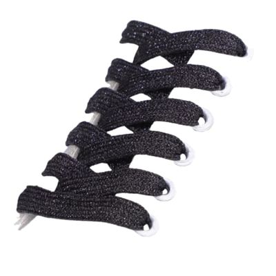 Skinnende blonder - 140 cm (1 par) Black