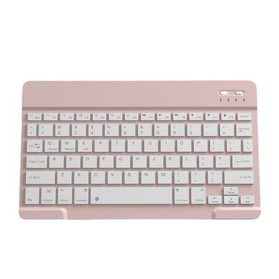 Trådlöst Bluetooth-tangentbord - 10-tums Uppladdningsbart Pink