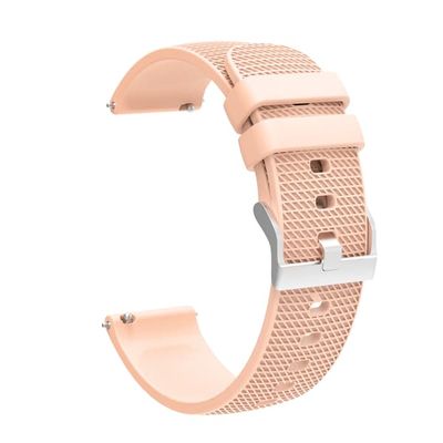 Silikonerem til ur - åndbar og komfortabel Pink S