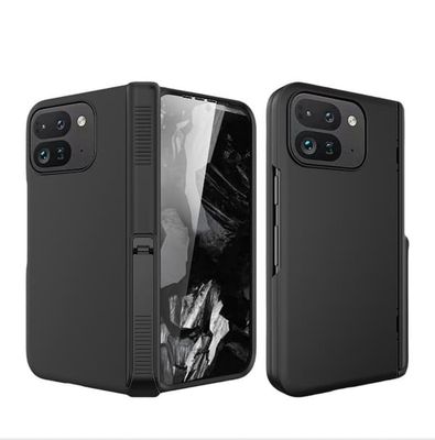 Google Pixel 9 Pro Fold-deksel kompatibelt med Google Pixel 9 Pro Fold - beskyttende etui med kickstand, presise utskjæringer Black
