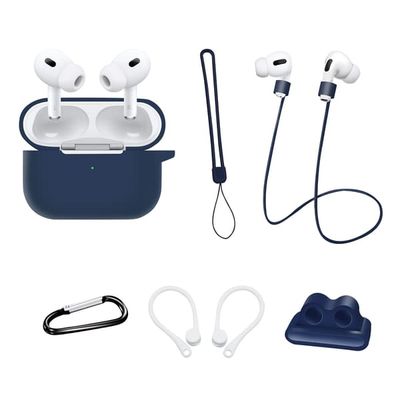6-osainen Airpods Pro 2 -lisävarustesarja - Tummansininen