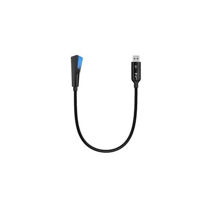 USB Mikrofon med Ett-Trykks Demping - 360° Justerbar Svanenhals, Plug & Play, Kompatibel med Windows, macOS og Linux