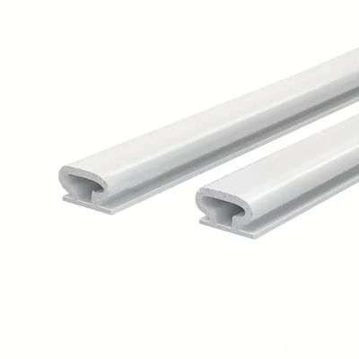 TPE dørtetningslist, 10 meter rull White