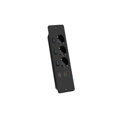 BKL-E68 Inbyggt Uttag - Europeisk Standard Black
