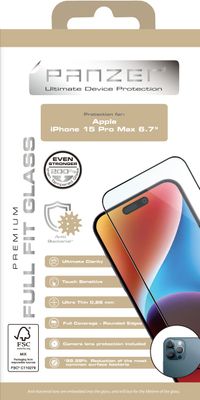 iPhone 15 Pro Max Full-Fit Silicate Glass
