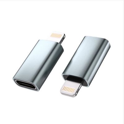 FA02 Lightning til Type-C Adapter - Grå, 27W Hurtiglading