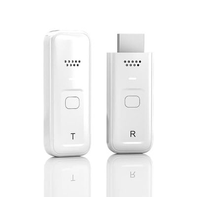 Langaton HDMI-videolähetin ja -vastaanotinpaketti, 1080P Plug & Play White