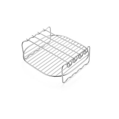 Dobbeltlags rustfritt stål grill elektrisk frityrkoker tilbehør 6 Inch