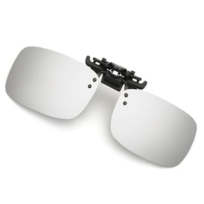 Polariserte Clip-on Solbriller: Ultimativ UV400 Beskyttelse Silver