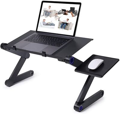 Smart justerbart laptopbord 17 tommer sort
