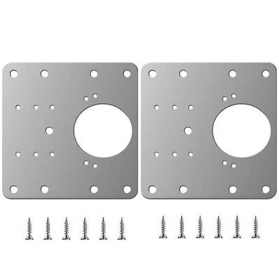 Hengselplate i rustfritt stål for reparasjoner, 9x9 cm 2-pack
