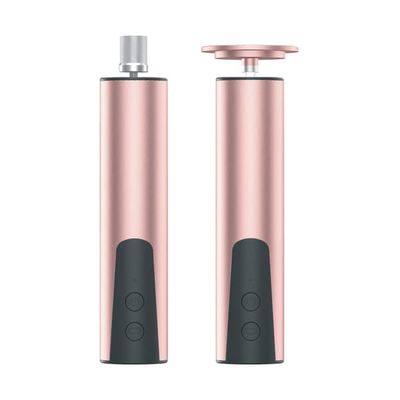 Elektrisk fotfil 6-hastighets oppladbar fjerning av hard hud for hjemme- og salongbruk, LED-display, grove og fine slipeskiver, 1200mA, 2-i-1 fot- og neglefil Pink