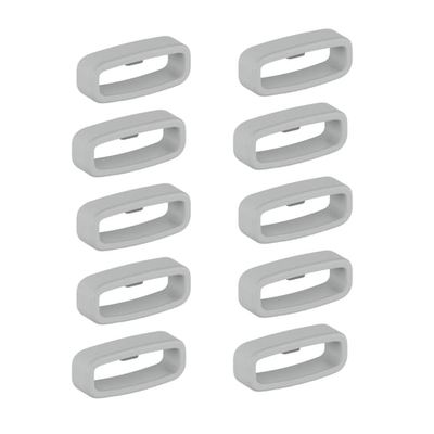 Ögla för 18 mm breda klockarmband 10-pack Grey