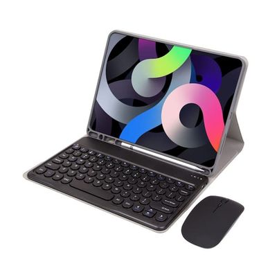 Svart Bluetooth Tangentbordsfodral med Mus för Samsung Galaxy Tab A8 10.5 tum X200/X205