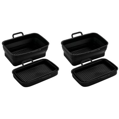 Sammenleggbar form av silikon til Air Fryer, 2-pakning Black Ninja 201410