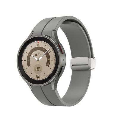 Silikon klokkerem til Samsung Watch 5 Pro Grey