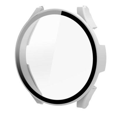 Etui med skærmbeskytter til Samsung Galaxy Watch 4/5 40 mm White