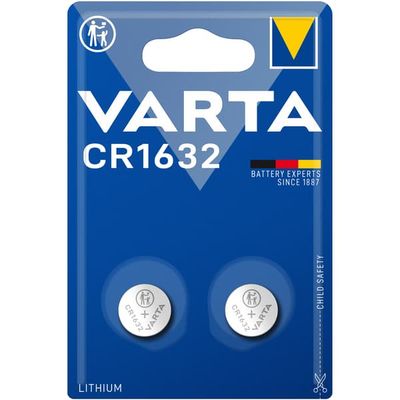 CR1632 3V litium-knapcellebatteri, 2-pak
