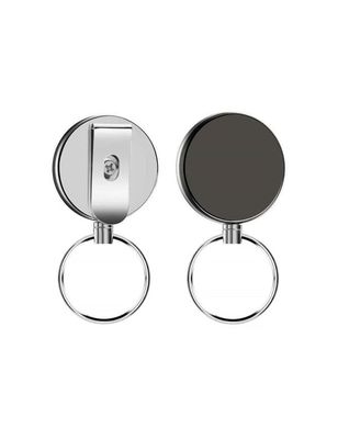 Udtrækkelig nøglering med yo-yo funktion og snor 62 cm 1 Pack