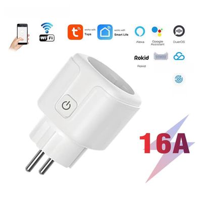 Tuya WiFi Smart Plug EU Standard 16A 4-Pak